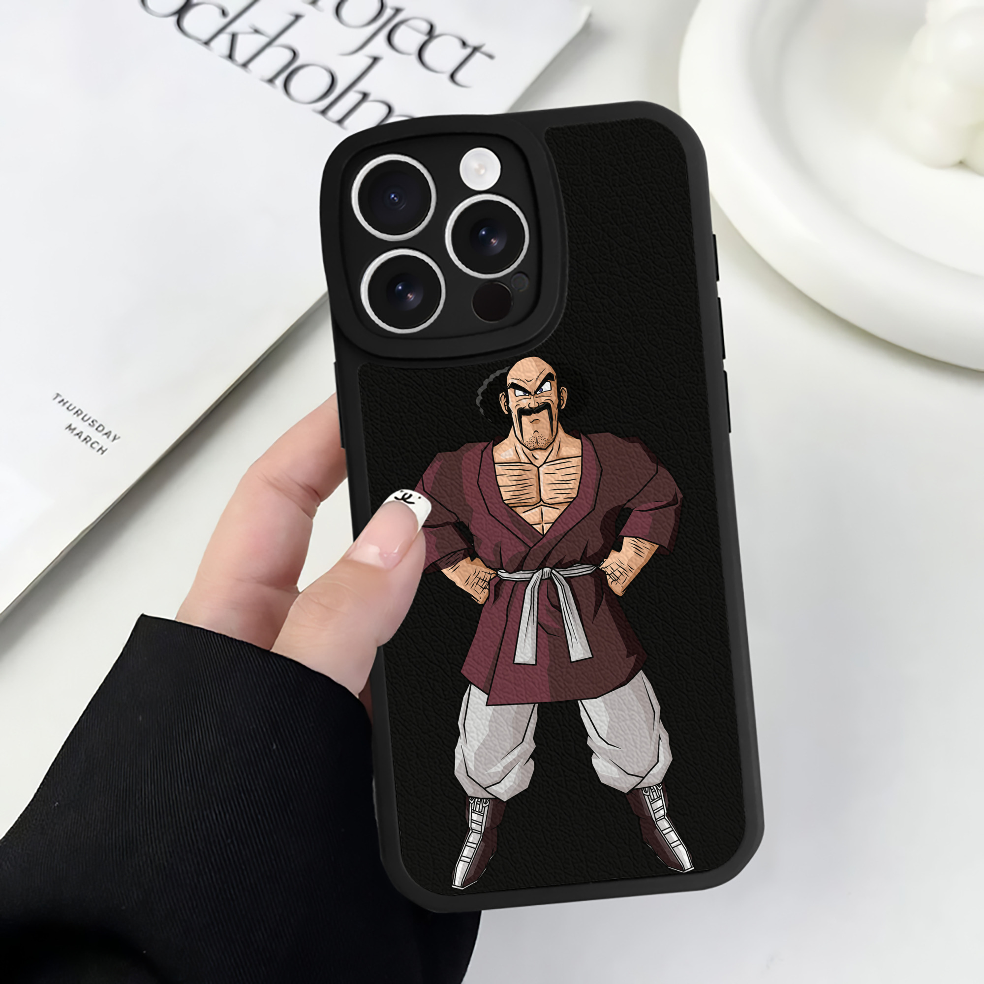 （画像用） ドラゴンボール DRAGON BALL 【iPhone 16シリーズ対応】シリコンスマホケース（レザー調） 材質：シリコン
